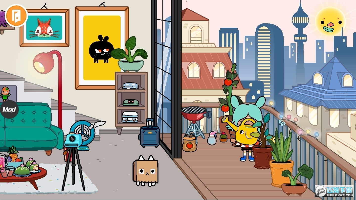 托卡世界运动风家具完整免费版截图0