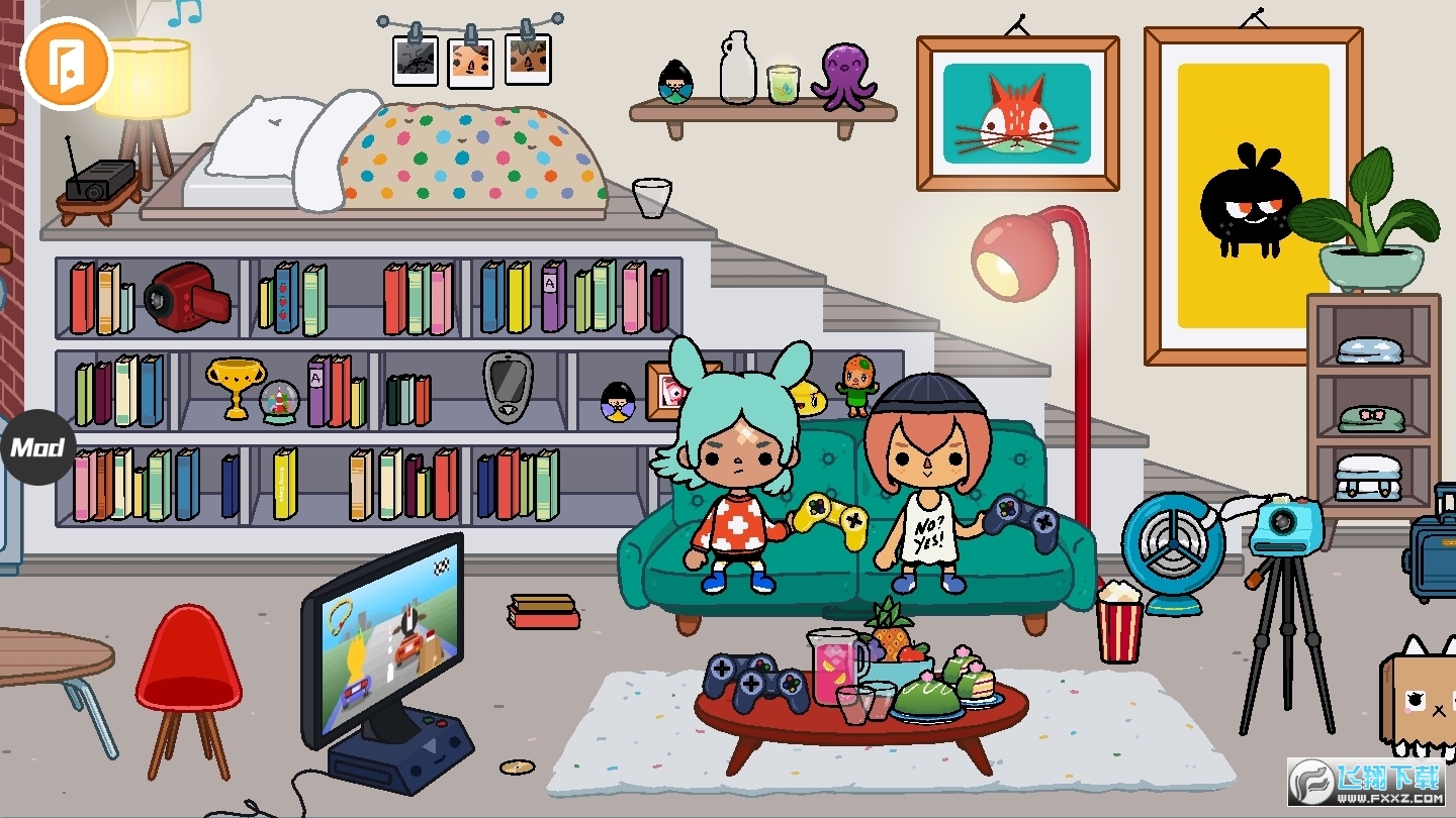 托卡世界运动风家具完整免费版截图2